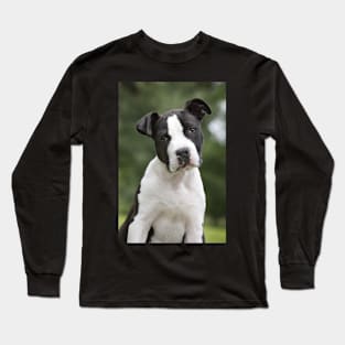 American Staffordshire Terrier Puppy Dog Long Sleeve T-Shirt